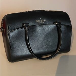 Kate Spade Black Saffiano Leather Satchel